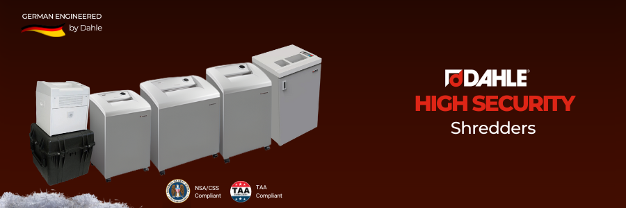 Top Dahle High Security Shredders for Government Data Protection
